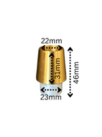 Kerzenständer Adapter Messing - Stephanus Online