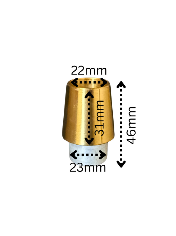 Kerzenständer Adapter Messing - Stephanus Online